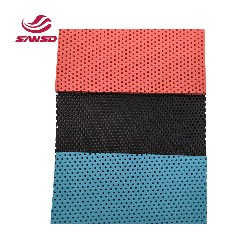 SSD OEM/ODM Eva Foam Punched hole eva foamiran with punch 20x30cm perforated eva foam roll