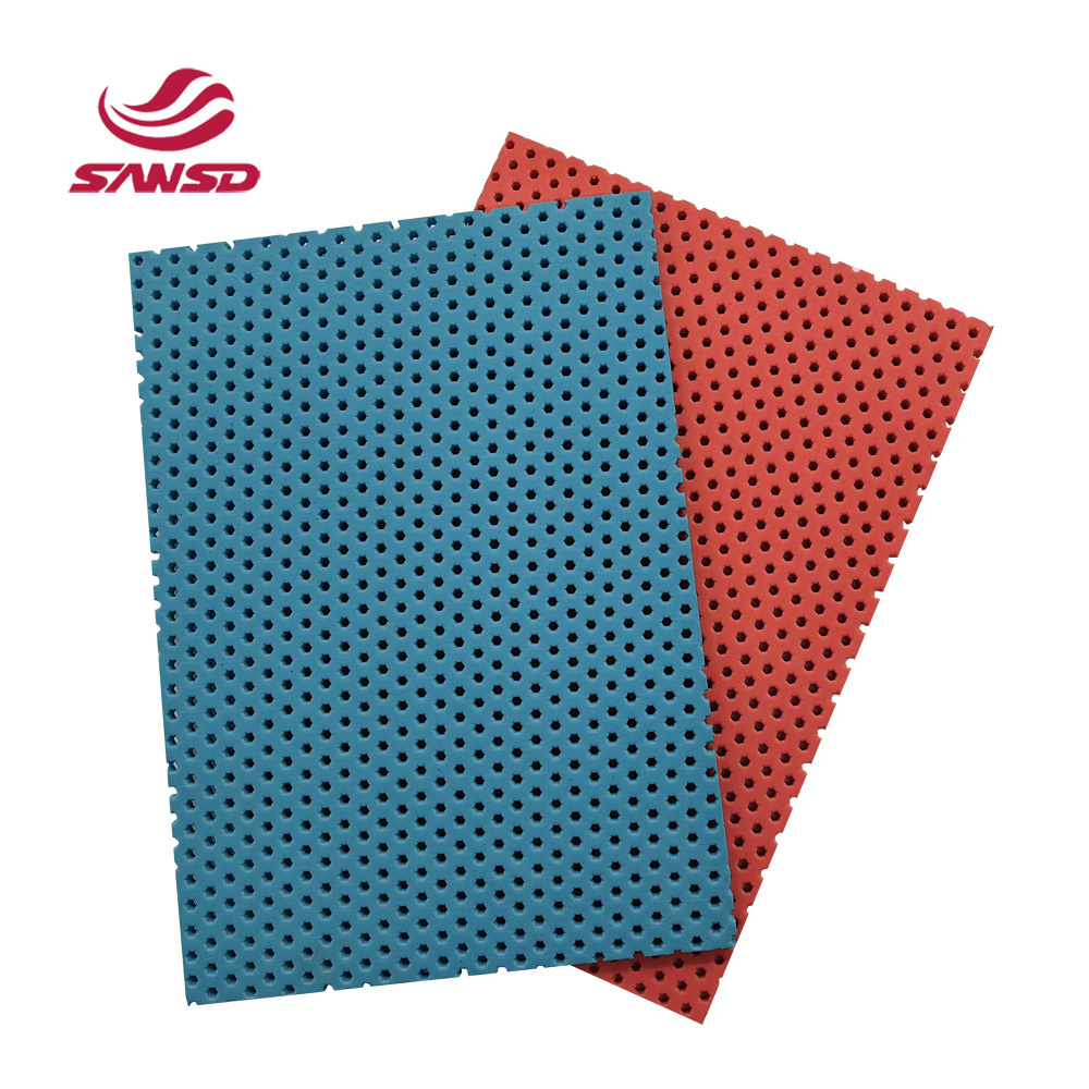 SSD OEM/ODM Eva Foam Punched hole eva foamiran with punch 20x30cm perforated eva foam roll