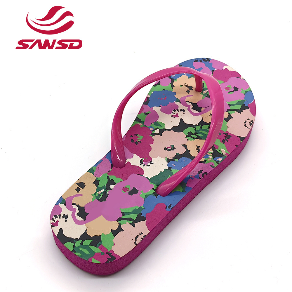 2024 New Arrival Wholesale Design High Quality Straps Custom Outdoor Beach EVA flip flops OEM slippers Women Rubber flip flops