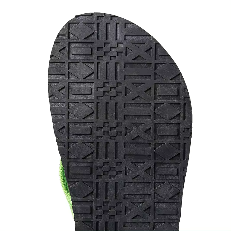 promotional wholesale logo printing bubble green anti slip outsole slipper flat eva outdoor beach flip flop private label