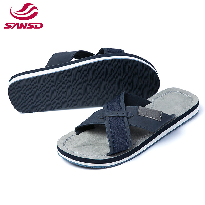 Light High Quality Trend Popular Customized Print Flat Flip Flop Outdoor Shoe Men EVA Slipper