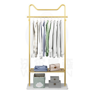 home furniture Simple Multi-functiona metal Coat Rack High Quality Cheap Wholesale Wooden Bedroom Floor Hanger