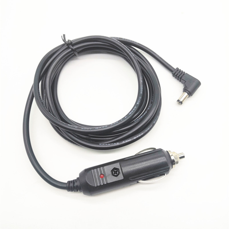 12v Car Cigarette Lighter Male Plug Power Supply Charger Car Cigarette Lighter To 3.5x1.35mm Cable