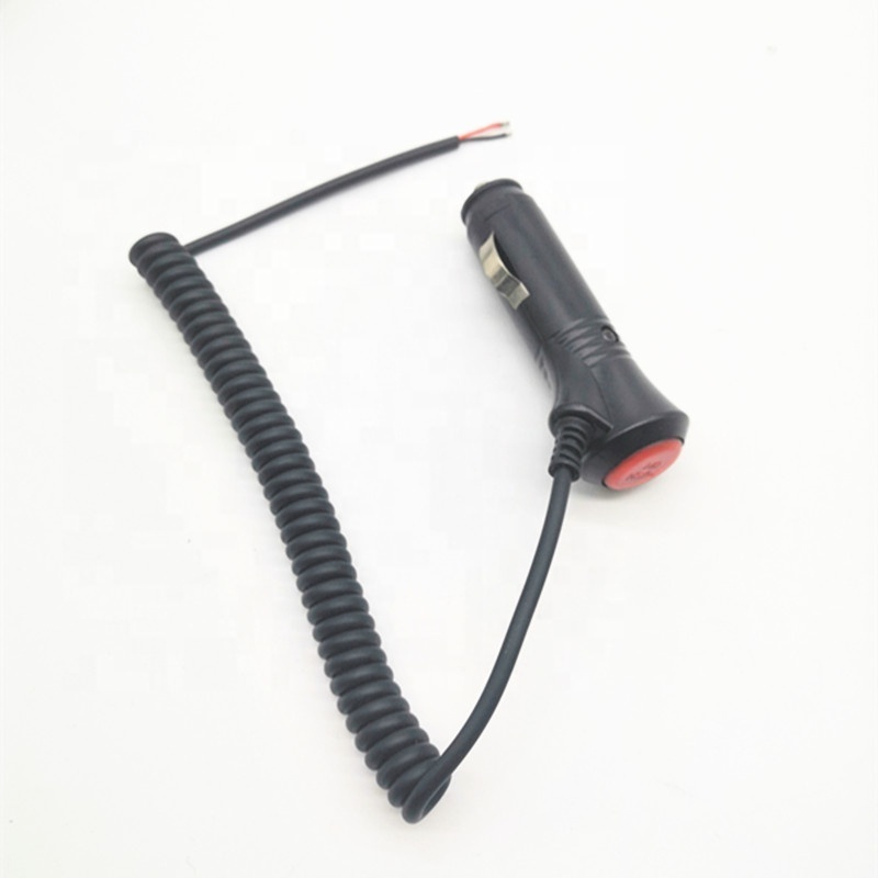 12V Cigarette Lighter plug to SAE 2 Pin Extension Cable 12v car cigarette lighter power cable