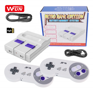 16 Bit SN PLUS Wireless 4K TV Video Family 1700+ Games All in One Console For Super NES SFC FC Retro Mini Game For SNES