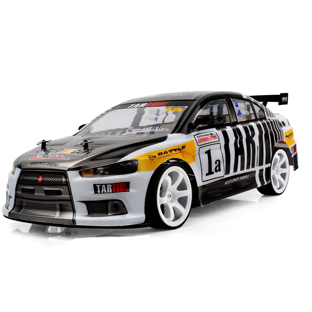 1:10 Large RC Car 70km/h High Speed Drift Car Dual Mode 4WD Electric Remote Control Racing Car Model Plastic 4 Channels 2.4 Ghz