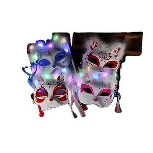 Cute Feather Mask Glow Toy Glow Kids Glow Demon Mask Toys