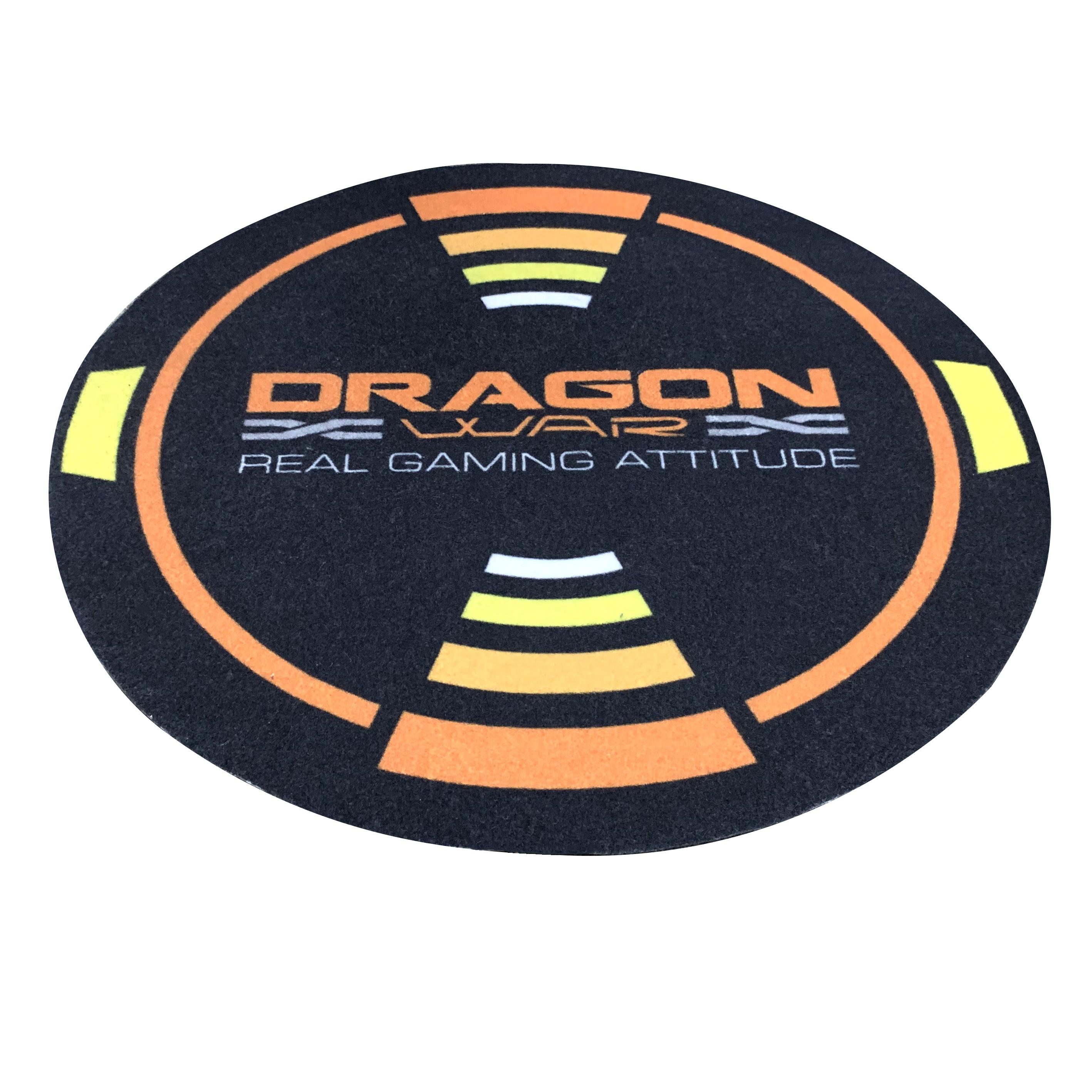 In stock new model stitch E-sport XXL size any shape printing anti-slip gaming office desk chair circular mat for chair