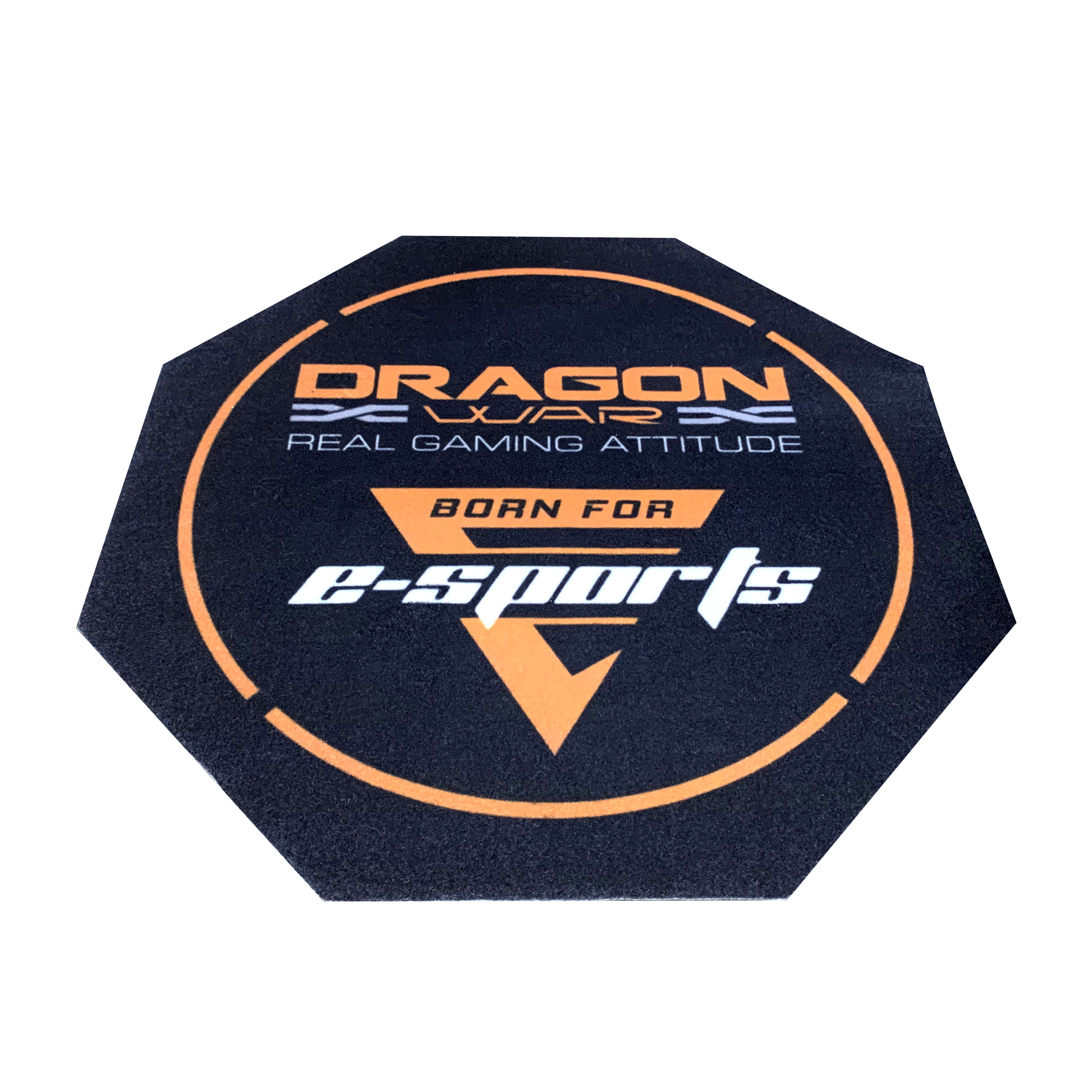 In stock new model stitch E-sport XXL size any shape printing anti-slip gaming office desk chair circular mat for chair