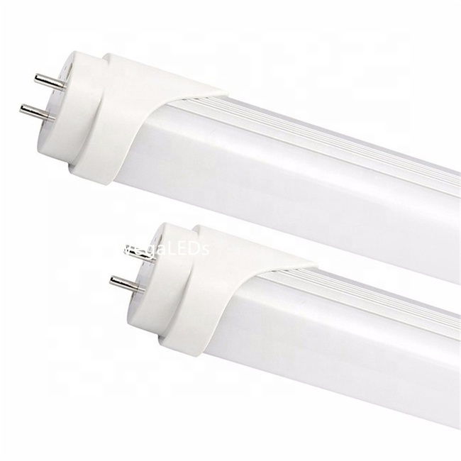 Type B Ballast Bypass T8 LED Tube Light Fluorescent Lamp Replacement Glass 18W 2FT LED Tube with Iron Fixture Set