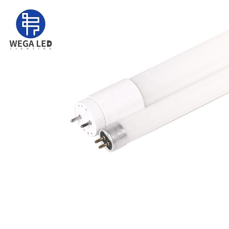 Wegaleds Jiangmen T8 LED Tube Glass Integrated Batten T5 T8 Tube Bulbs Lamps No Ballast Factory, Good Price Plastic PC Office 80