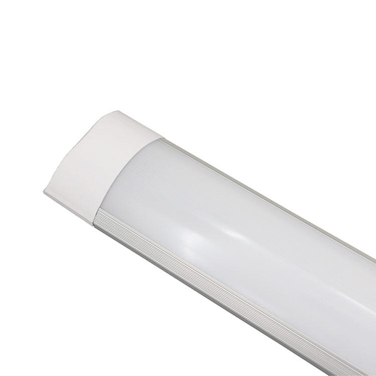 Linkable 0.6m 1.2m Panel Led Tube Light 100lm/w LED Batten light PF0.5 6500k Super Bright Low Profile AL PC flat led light 220v