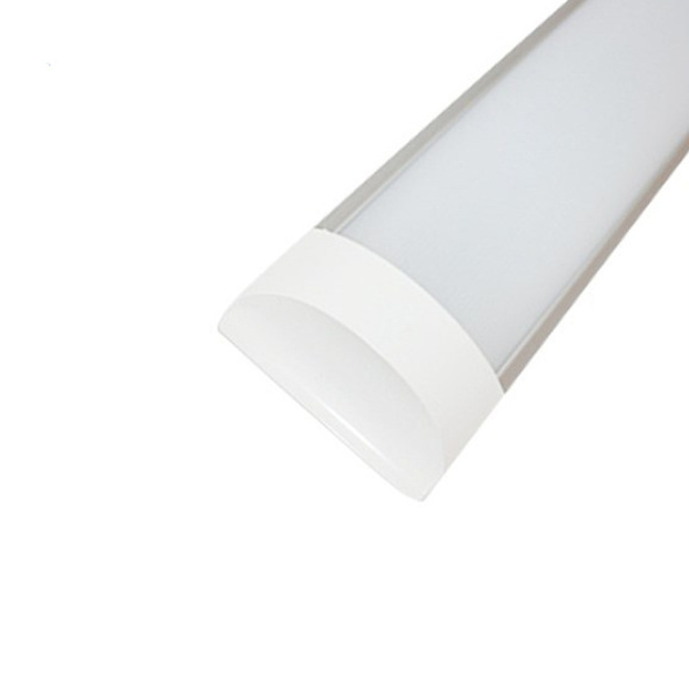 Linkable 0.6m 1.2m Panel Led Tube Light 100lm/w LED Batten light PF0.5 6500k Super Bright Low Profile AL PC flat led light 220v