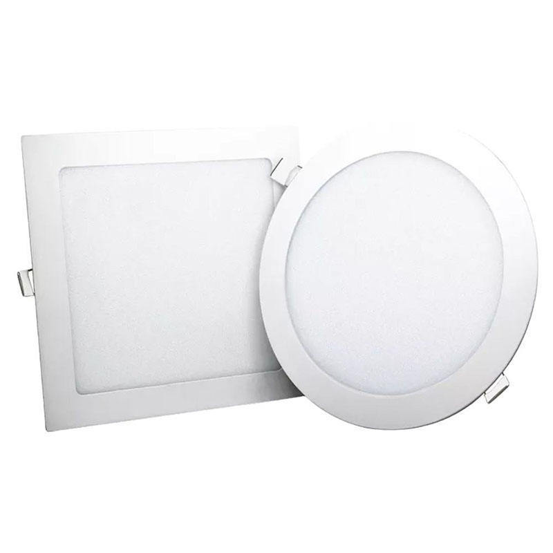 LED round square  flat panel light 9w 3w 6w recessed side-emitting small panel light ultra-thin LED panel LED Bulb