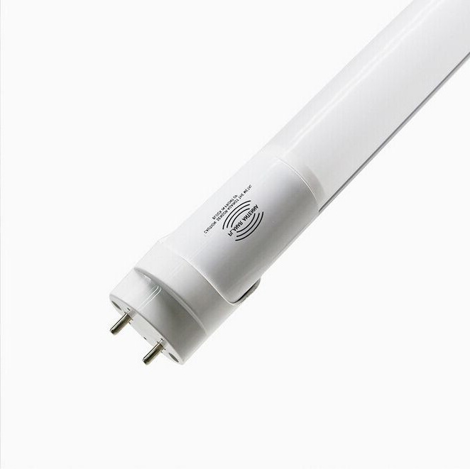 Led Microwave Motion Sensor Ceiling Light t8 Led Tubes 9w 18w G13 110v Ac85-265v Glass tube Lighting Fixtures with 3000K 6000K