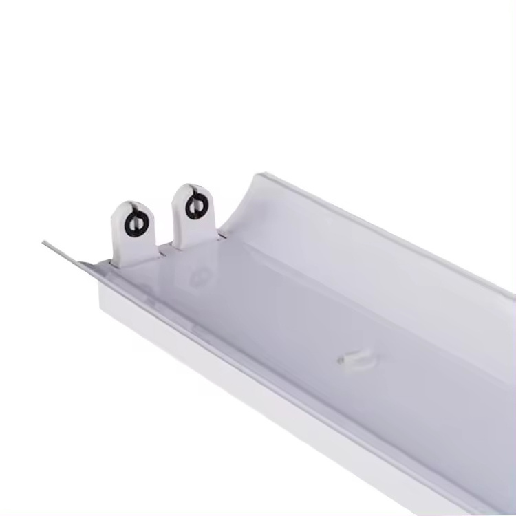 Factory Sale Bracket Fixture Ballast Lamp Holder T5 T8 Single Tube 48 Inch 24 Inch PP dureable light Fitting Brackets