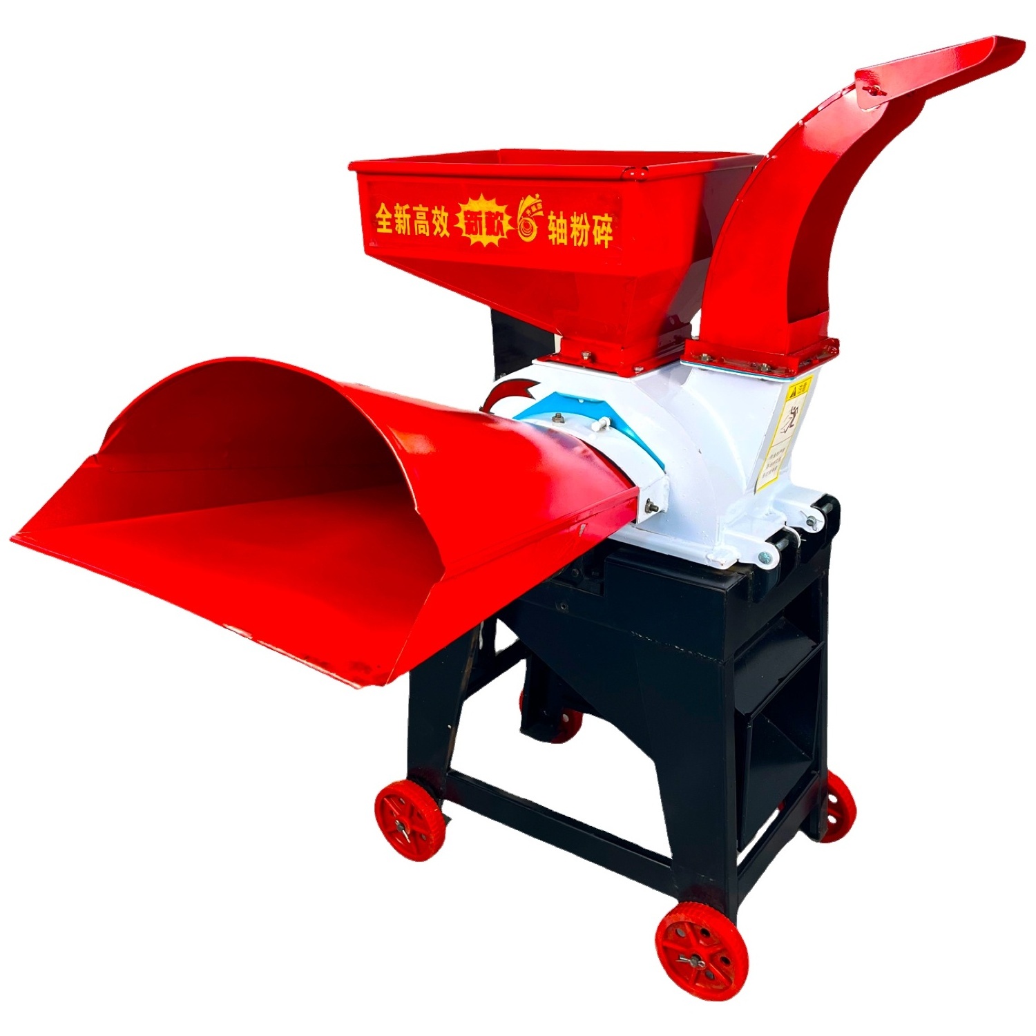 Livestock feed hammer grinder forage soybean straw corn grain maize hammer mill crusher chopper machine  1.5 ton/h