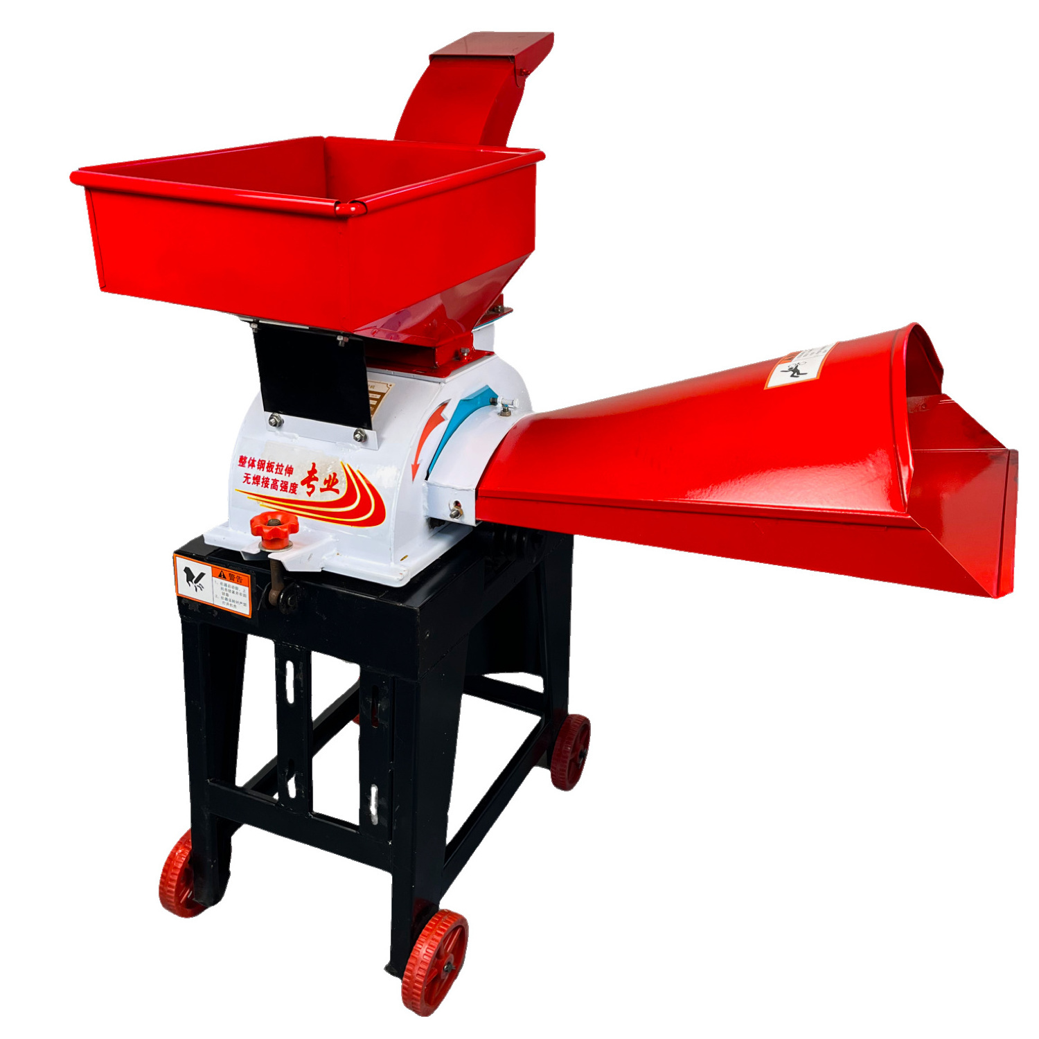 Farm livestock feed hammer mill maize corn grain milling machine straw chopper crusher machine 1 ton/h