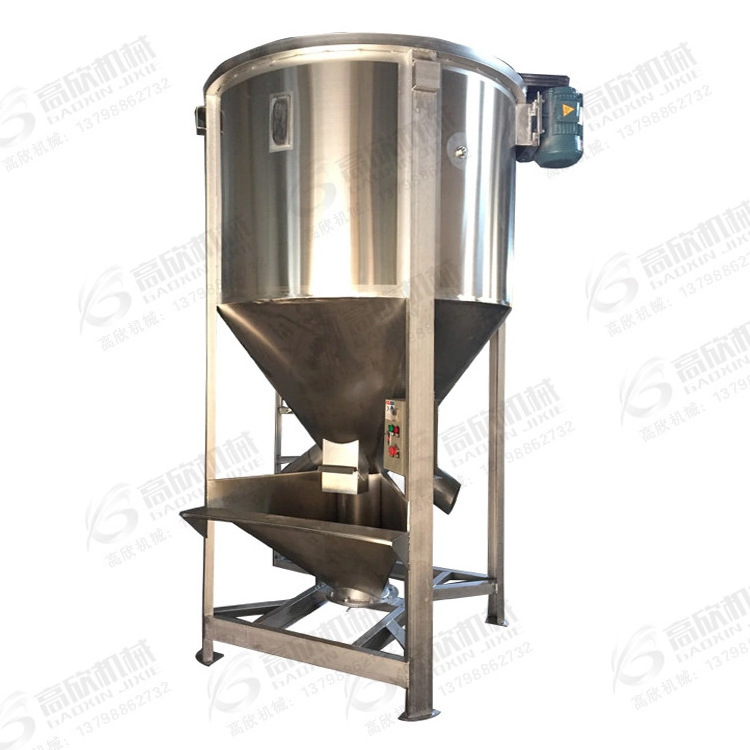 Small poultry animal feed mixer machine grain corn dry seed powder grinder and mixer tank for animal feed 6000 kg/h