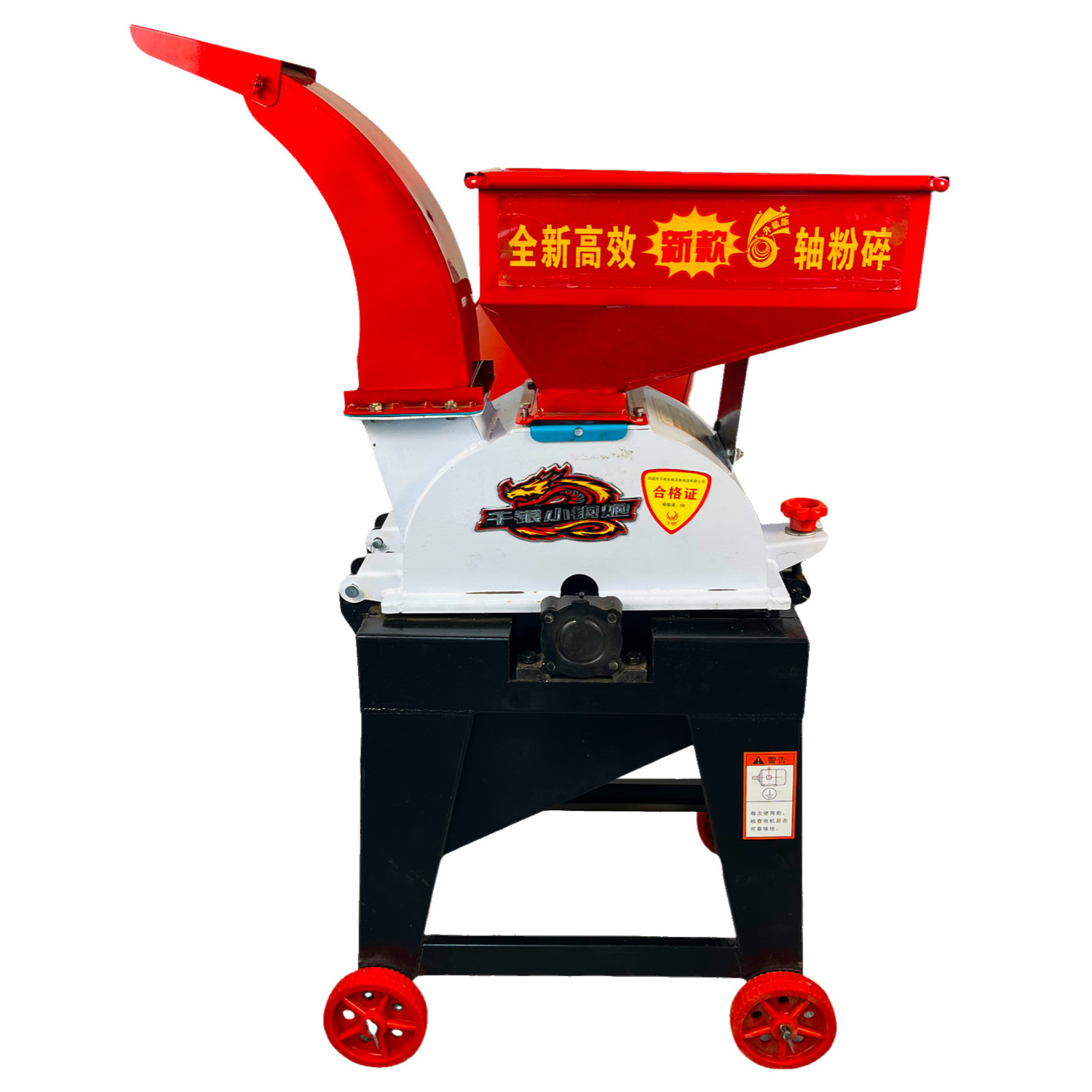 Farm livestock feed hammer mill maize corn grain milling machine straw chopper crusher machine 1 ton/h