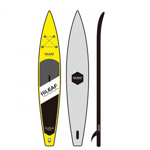 New style 14 ft race sup inflatable racing double layers stand up paddle board  dropshipping for water sports