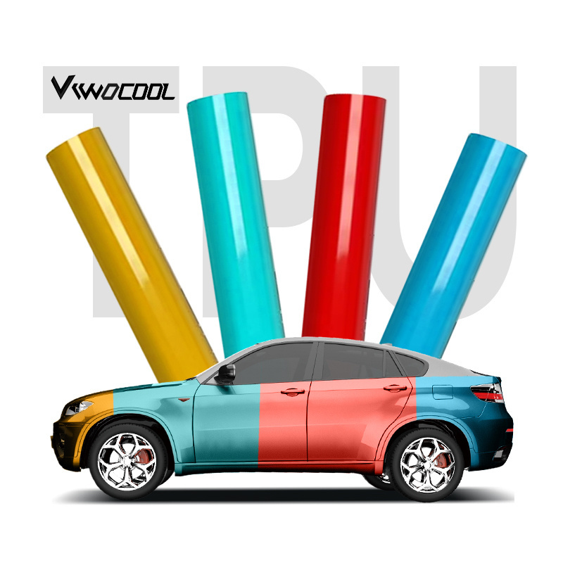 ViwoCool PPF Film TPU PPF Color Piano Black Roll-Shaped Car Paint Protection Color Changing Protective Film for Cars