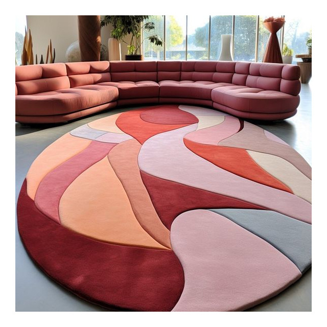 WeGroup Promotional Sales Commercial Luxury Hand Tufted Hand Made Carpet Rug For Hotel Office Living Room Lobby Restaurant