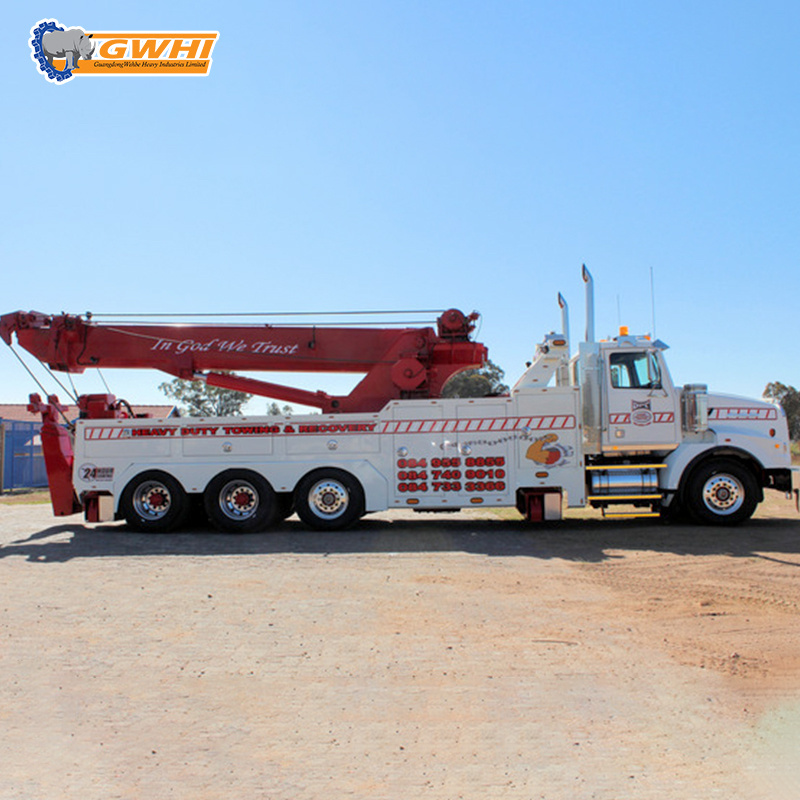 metro tow trucks brand 50 ton wrecker howo 8x4 wrecker truck rotator boom crane wrecker