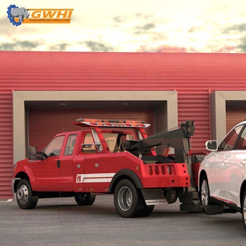 Small car special trailer accident rescue tow truck wrecker trailer for sale