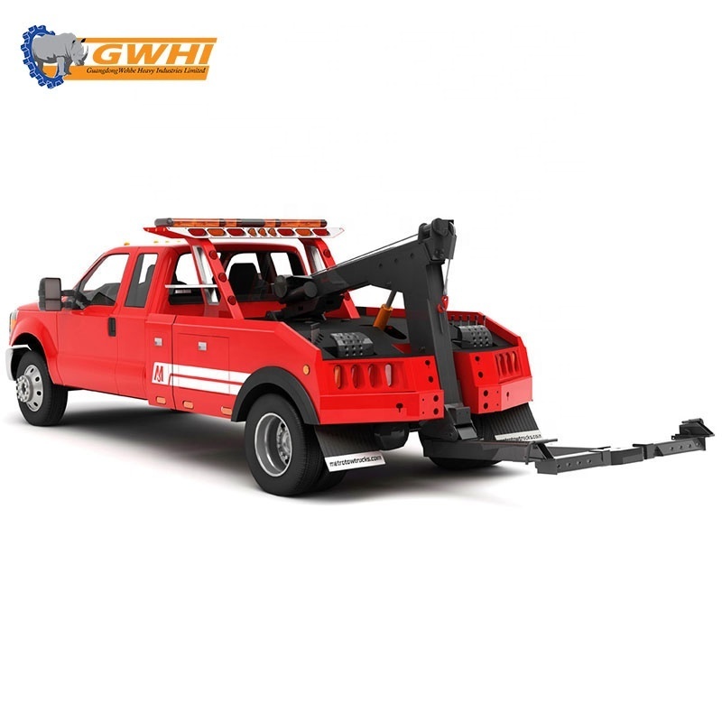 Small car special trailer accident rescue tow truck wrecker trailer for sale