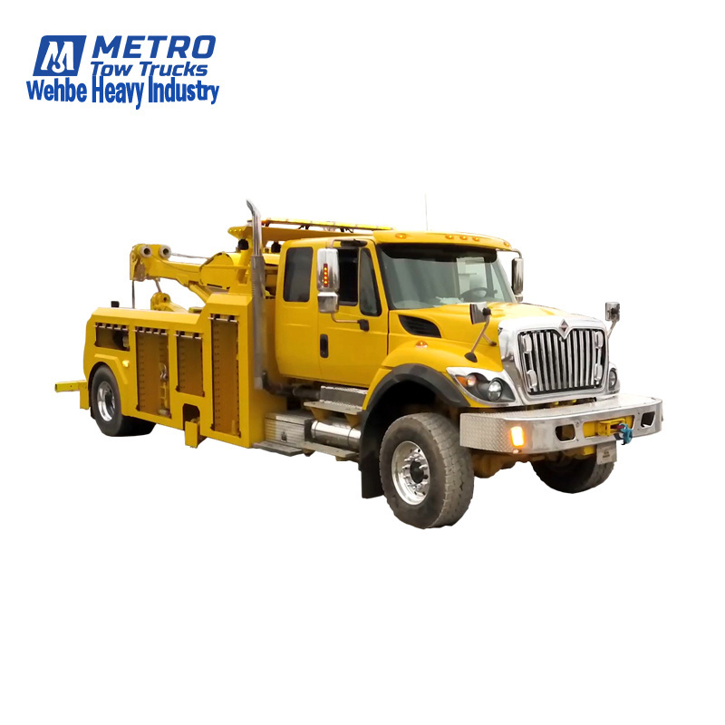 wehbe heavy brand 16 ton metro tow trucks hooded tow fifth wheel wrecker boom hot sale