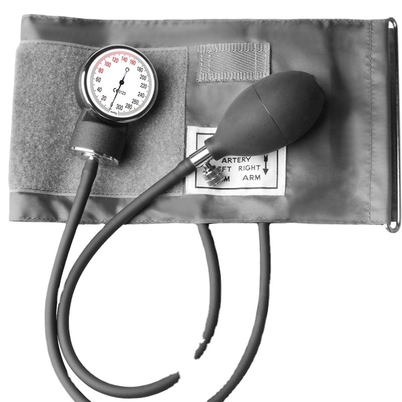 Medical accurate arm aneroid blood pressure monitor manual sphygmomanometer with stethoscope