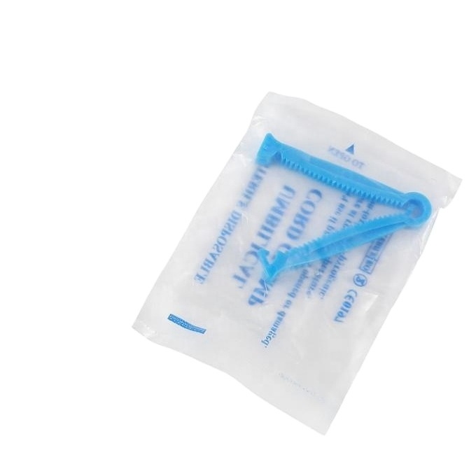 Disposable Medical Sterile Products Umbilical Cord Clamp For New born Infant Non Toxic