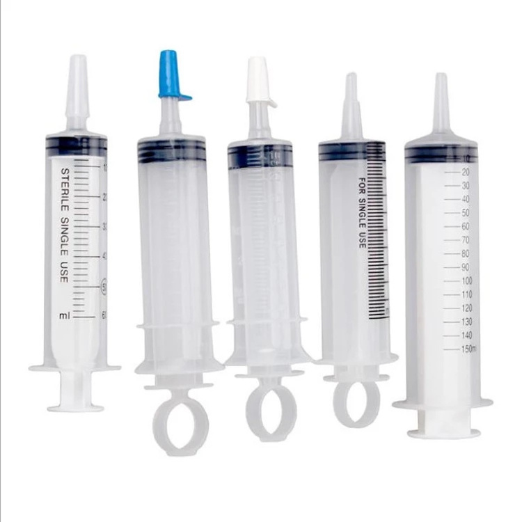 Disposable Large Irrigation Syringe with/without Cover Medical Consumables