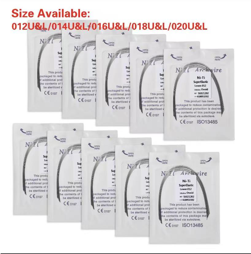 Ortho arch wire Dental orthodontic niti wire dental material