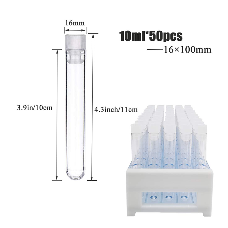 WEIAI Test Tube Rack Laboratory Plastic Rack For Test Tube 20 mm