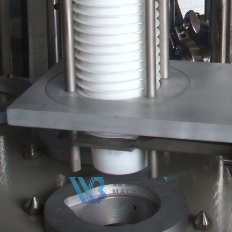 Fully automatic heat sealing aluminum powder k cup coffee pod filling machine