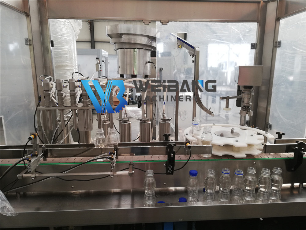 Automatic bottling equipment 100ml 250ml syrup beverages vinegar Energy Drink Filling Machine