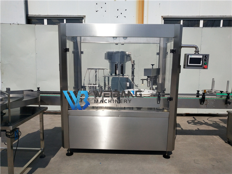 304 Stainless Steel Production Line Syrup Oral Liquid Filling Capping Machine