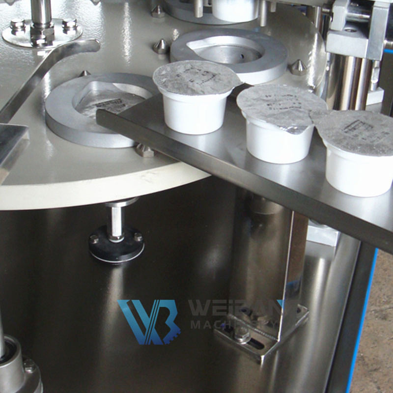 WB-900 Plastic Cup Butter Cream Hot-pot Paste Sauce Ice Cream Yogurt Cup Filling Capping Sealing Machine