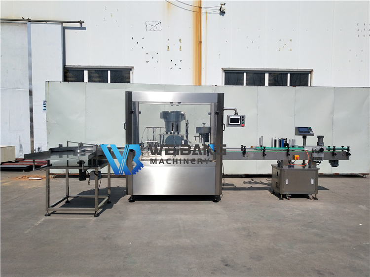 304 Stainless Steel Production Line Syrup Oral Liquid Filling Capping Machine