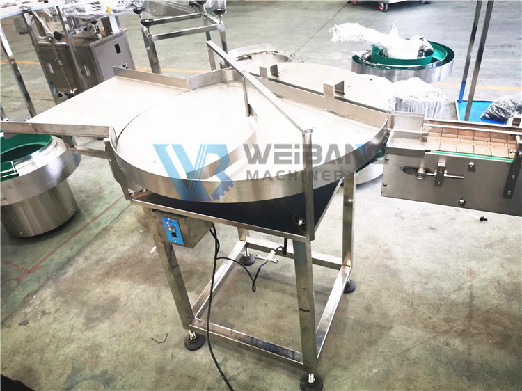 automatic round square flat  bottle feeding sorter rotary Bottle unscrambler  turntable machine