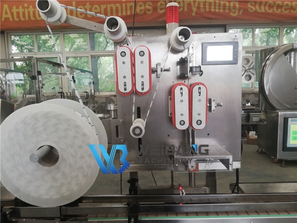 Weibang YB-TBJ  High Frequency Automatic Desiccant Inserting Machine Desiccant Sachet Filling Machine