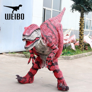 Animatronic hidden legs raptor dinosaur costume for sale