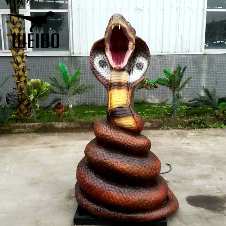 Amusement park realistic animal animatronic animal snake