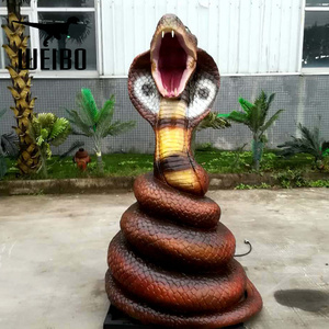 Life size animal animatronic animal robot snake realistic snake