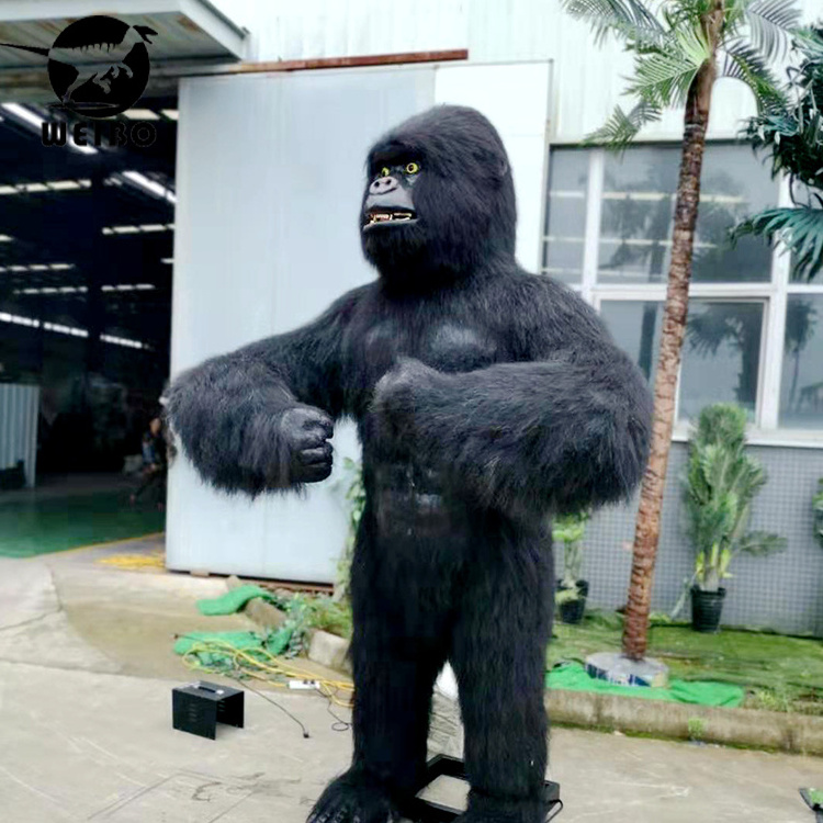 Life size realistic animatronic animal king kong