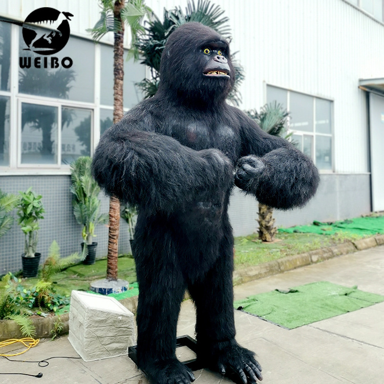 Life size realistic animatronic animal king kong