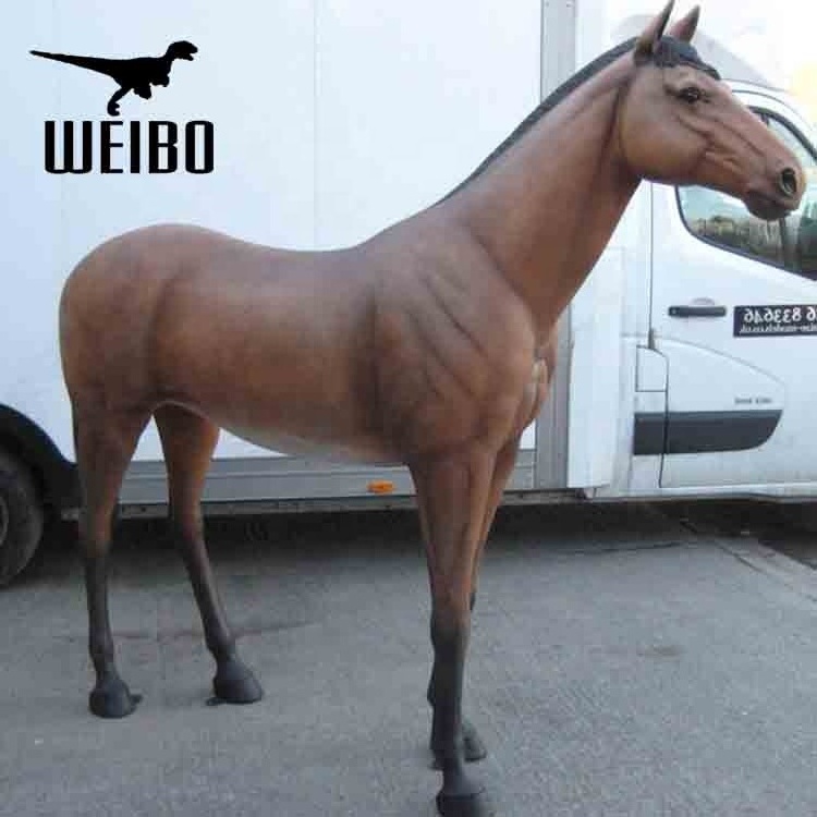 Fiberglass life size horse for amusement park