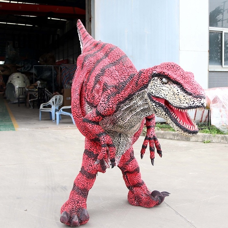 Animatronic hidden legs raptor dinosaur costume for sale